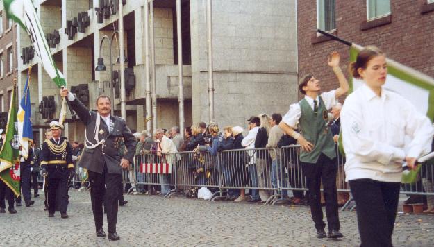 Manfred,Volker und Steffi in Köln 2003